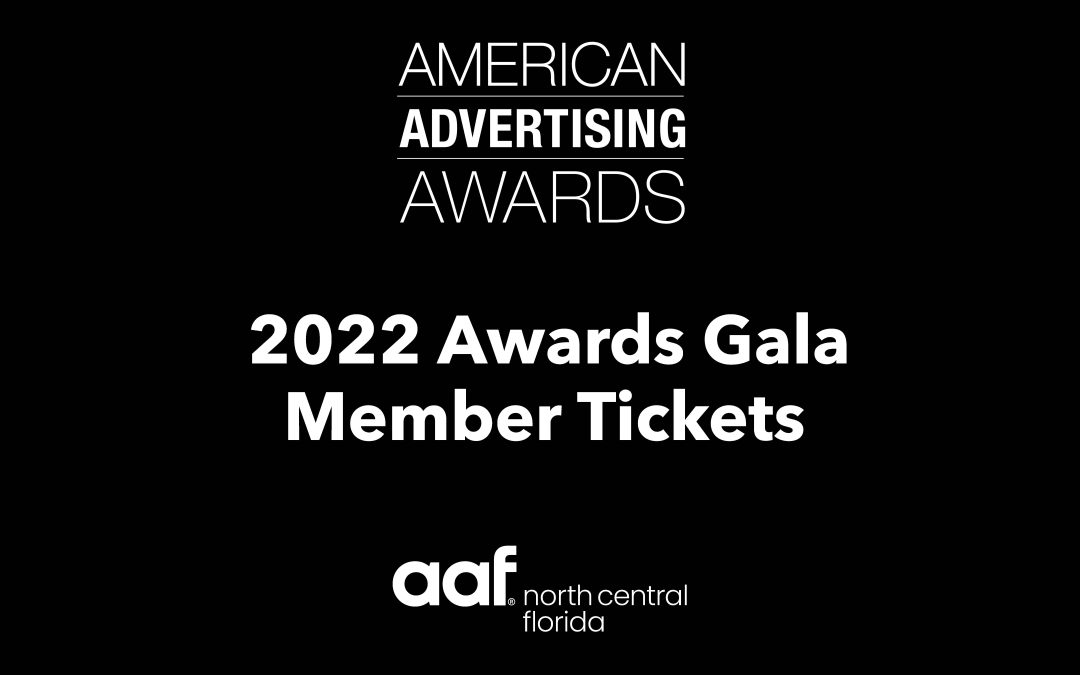 AAF North Central Florida Awards Gala – MEMBER TICKETS