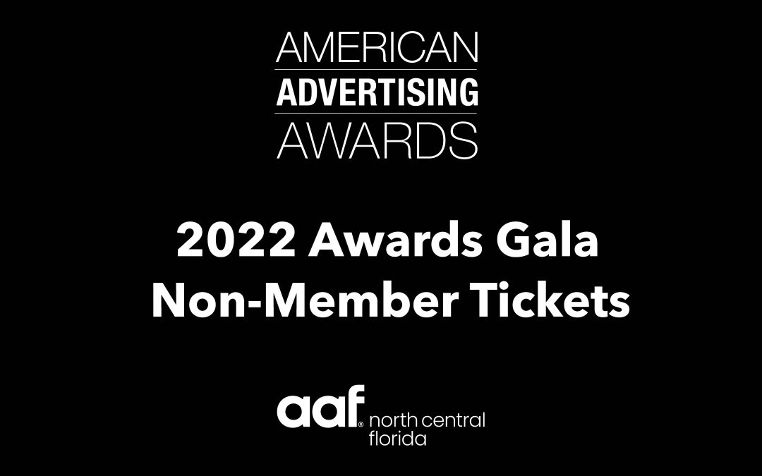 AAF North Central Florida Awards Gala – NON-MEMBER TICKETS